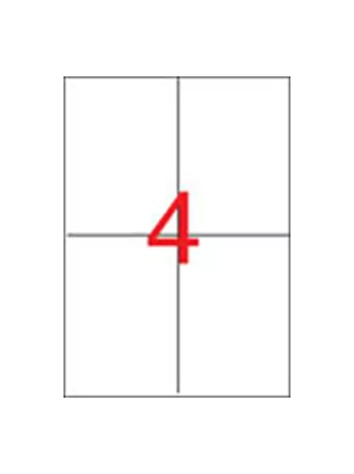 APLI Etikett, univerzális, 105x148 mm, APLI, 400 etikett/csomag