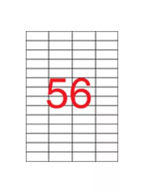 APLI Etikett, univerzális, 52,5x21,2 mm, APLI, 5600 etikett/csomag