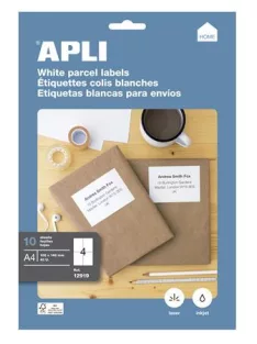   APLI Etikett, univerzális, 105x148 mm, APLI, 40 etikett/csomag