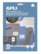APLI Etikett, univerzális, 105x74 mm, APLI, 80 etikett/csomag