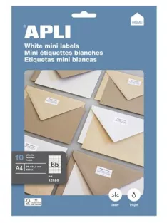   APLI Etikett, univerzális, 38x21,2 mm, APLI, 650 etikett/csomag