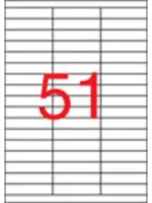 APLI Etikett, univerzális, 70x16,9 mm, APLI, 5100 etikett/csomag