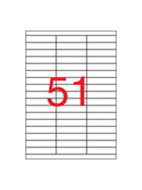 APLI Etikett, univerzális, 70x16,9 mm, APLI, 5100 etikett/csomag