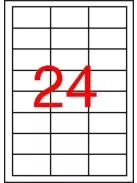 APLI Etikett, 64,6x33,8 mm, poliészter, időjárásálló, fehér, APLI, 2400 etikett/csomag