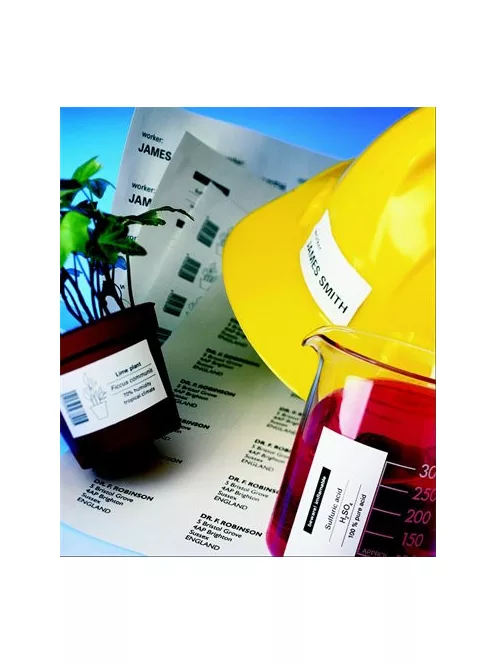 APLI Etikett, 64,6x33,8 mm, poliészter, időjárásálló, fehér, APLI, 2400 etikett/csomag