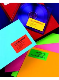   APLI Etikett, 105x148 mm, színes, APLI, kék, 80 etikett/csomag