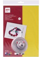 APLI Hullámkarton, 297x210 mm, 10 ív, APLI Kids, vegyes színek