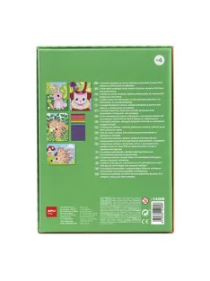   APLI Mozaikos képkészítő készlet, APLI Kids "Animals Mosaic", erdei állatok