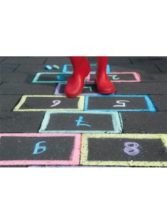   APLI Aszfaltkréta, kerek, jumbo, APLI, 6 különböző szín