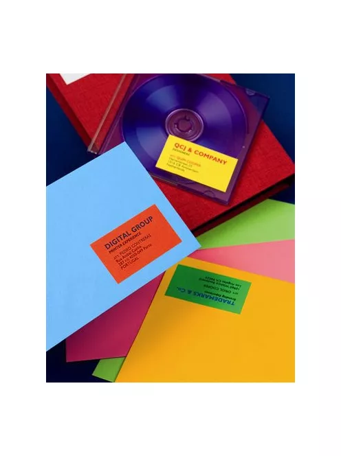 APLI Etikett, 70x37 mm, színes, APLI, sárga, 480 etikett/csomag