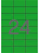 APLI Etikett, 70x37 mm, színes, APLI, zöld, 480 etikett/csomag