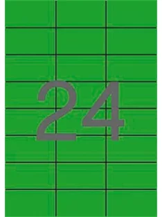   APLI Etikett, 70x37 mm, színes, APLI, zöld, 480 etikett/csomag
