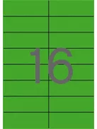 APLI Etikett, 105x37 mm, színes, APLI, zöld, 320 etikett/csomag