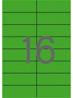   APLI Etikett, 105x37 mm, színes, APLI, zöld, 320 etikett/csomag