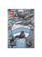 APLI Matrica, újra felhasználható, 50 db, APLI Kids "Stickers", tengeri állatok