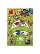 APLI Matrica, újra felhasználható, 50 db, APLI Kids "Stickers", rovarok