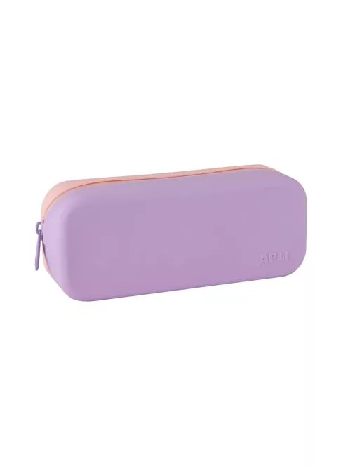 APLI Tolltartó, display, cipzáras, szilikon, kétszínű, APLI "Pastel", vegyes színek