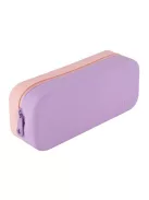 APLI Tolltartó, display, cipzáras, szilikon, kétszínű, APLI "Pastel", vegyes színek