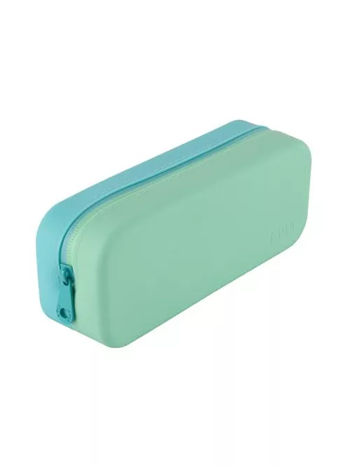 APLI Tolltartó, display, cipzáras, szilikon, kétszínű, APLI "Pastel", vegyes színek