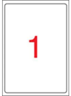   APLI Etikett, univerzális, 199,6x289,1 mm, kerekített sarkú, APLI, 100 etikett/csomag