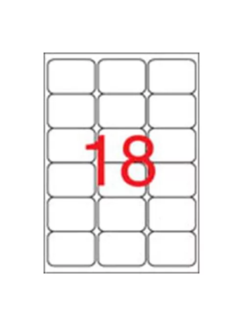 APLI Etikett, univerzális, 63,5x46,6 mm, kerekített sarkú, APLI, 1800 etikett/csomag