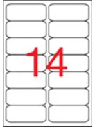 APLI Etikett, univerzális, 99,1x38,1 mm, kerekített sarkú, APLI, 1400 etikett/csomag