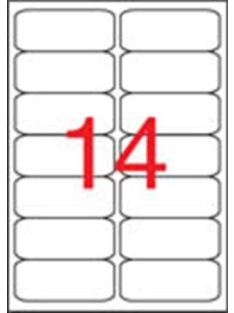   APLI Etikett, univerzális, 99,1x38,1 mm, kerekített sarkú, APLI, 1400 etikett/csomag