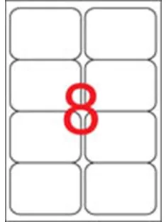   APLI Etikett, univerzális, 99,1x67,7 mm, kerekített sarkú, APLI, 800 etikett/csomag