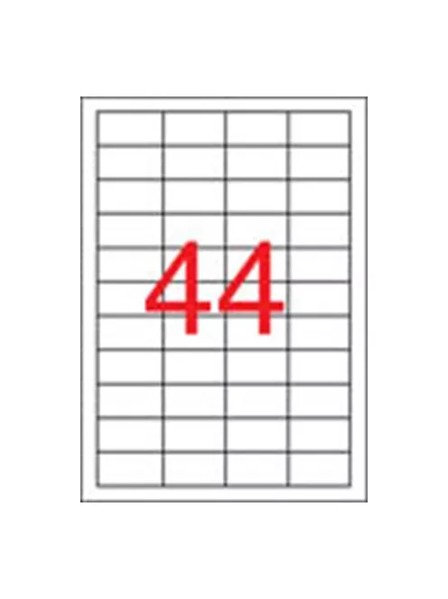 APLI Etikett, univerzális, 48,5x25,4 mm, APLI, 4400 etikett/csomag