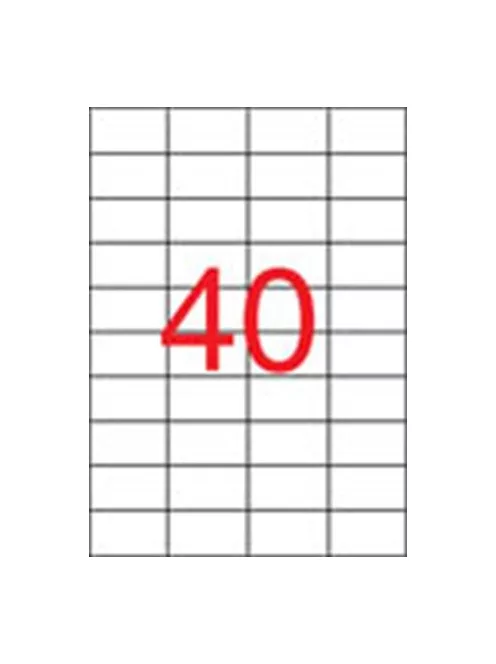 APLI Etikett, univerzális, 52,5x29,7 mm, APLI, 4000 etikett/csomag