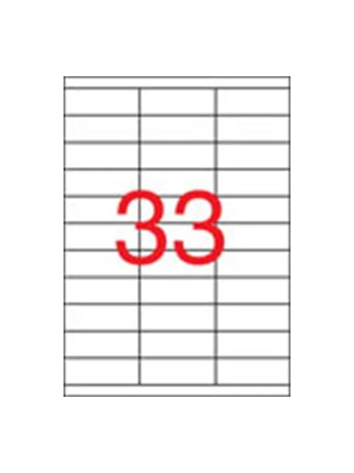 APLI Etikett, univerzális, 70x25,4 mm, APLI, 3300 etikett/csomag