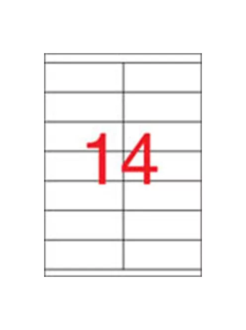 APLI Etikett, univerzális, 105x40 mm, APLI, 1400 etikett/csomag