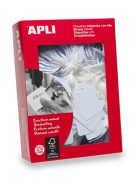 APLI Árazócímke, 22x35 mm, APLI, fehér