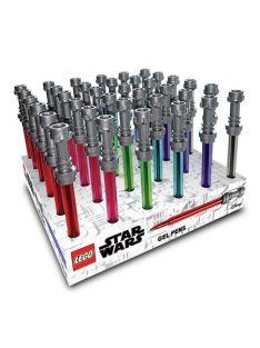   LEGO Zseléstoll display, 0,7 mm, fénykard, LEGO "Star Wars", 6 különböző szín