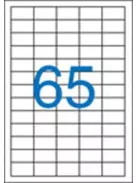 VICTORIA PAPER Etikett, univerzális, 38x21,2 mm, VICTORIA PAPER, 6500 etikett/csomag