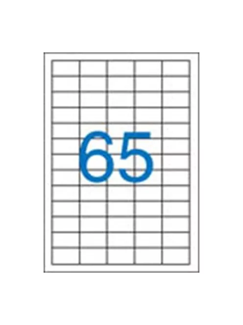 VICTORIA PAPER Etikett, univerzális, 38x21,2 mm, VICTORIA PAPER, 6500 etikett/csomag