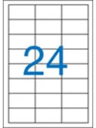 VICTORIA PAPER Etikett, univerzális, 64,6x33,8 mm, VICTORIA PAPER, 2400 etikett/csomag