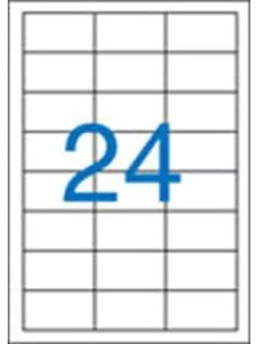   VICTORIA PAPER Etikett, univerzális, 64,6x33,8 mm, VICTORIA PAPER, 2400 etikett/csomag