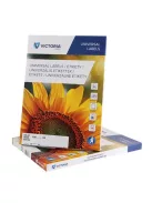 VICTORIA PAPER Etikett, univerzális, 64,6x33,8 mm, VICTORIA PAPER, 2400 etikett/csomag