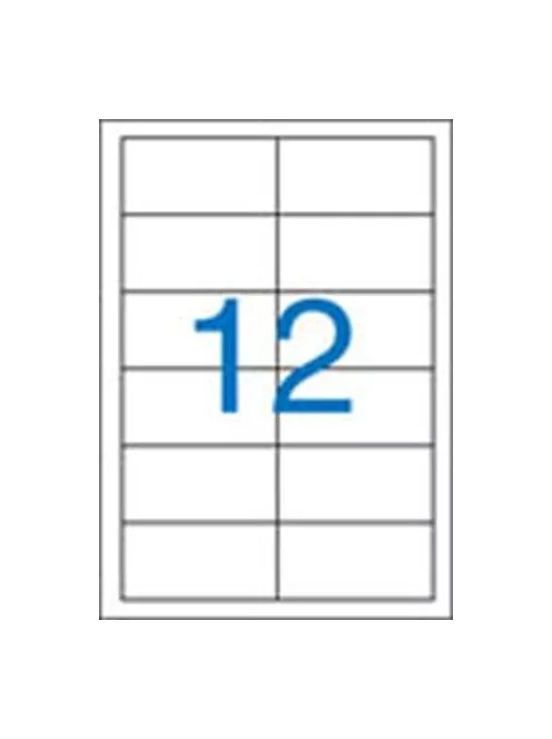 VICTORIA PAPER Etikett, univerzális, 97x42,4 mm, VICTORIA PAPER, 1200 etikett/csomag