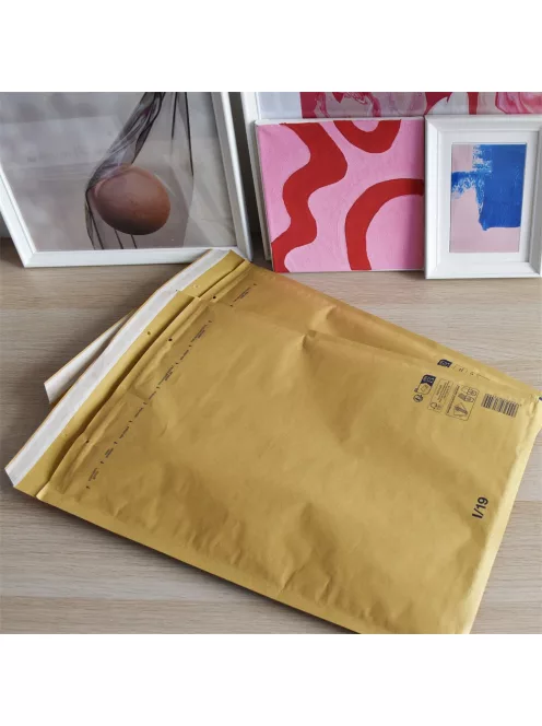 Légpárnás tasak 19/I szilikon külső méret 320x455mm, belső méret 300x445mm, Bluering® barna