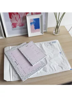   Légpárnás tasak 19/I szilikon külső méret 320x455mm, belső méret 300x445mm, Bluering® fehér