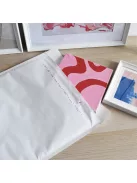 Légpárnás tasak 20/K szilikon külső méret 370x480mm, belső méret 350x470mm, Bluering® fehér