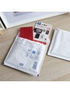 Légpárnás tasak CD szilikon külső méret 200x175mm, belső méret 180x165mm, Bluering® fehér