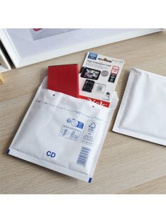   Légpárnás tasak CD szilikon külső méret 200x175mm, belső méret 180x165mm, Bluering® fehér