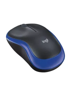   LOGITECH Egér, vezeték nélküli, optikai, közepes méret, USB, LOGITECH "M185", kék