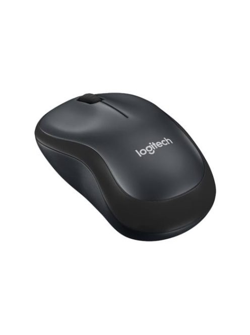 LOGITECH Egér, vezeték nélküli, optikai, USB, LOGITECH, "M220 Silent", fekete