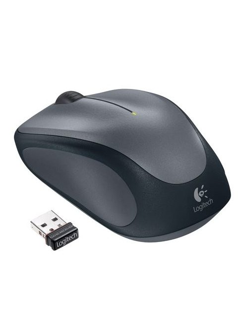 LOGITECH Egér, vezeték nélküli, optikai, USB, LOGITECH "M235", szürke