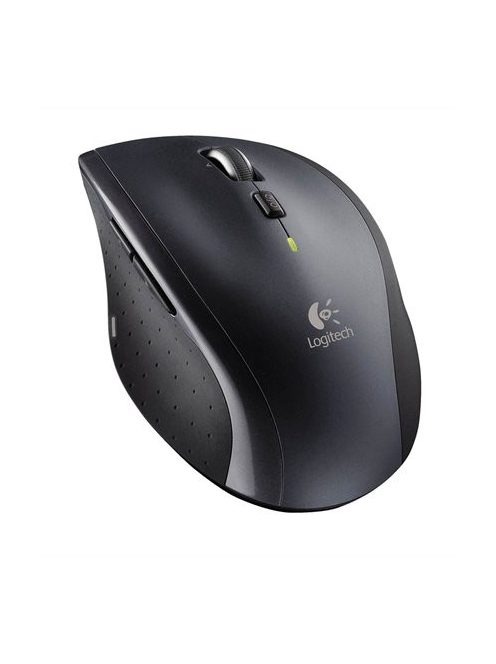 LOGITECH Egér, vezeték nélküli, lézeres, normál méret, USB, LOGITECH "M705 Marathon", fekete