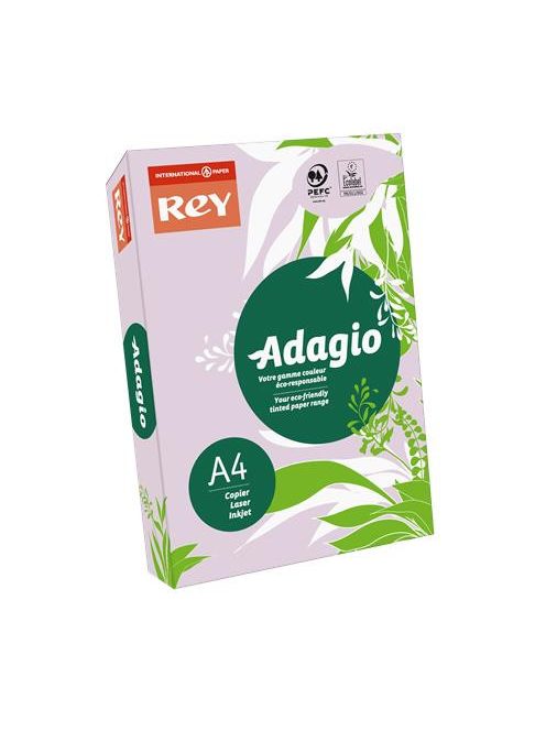 REY Másolópapír, színes, A4, 80 g, REY "Adagio", intenzív lila